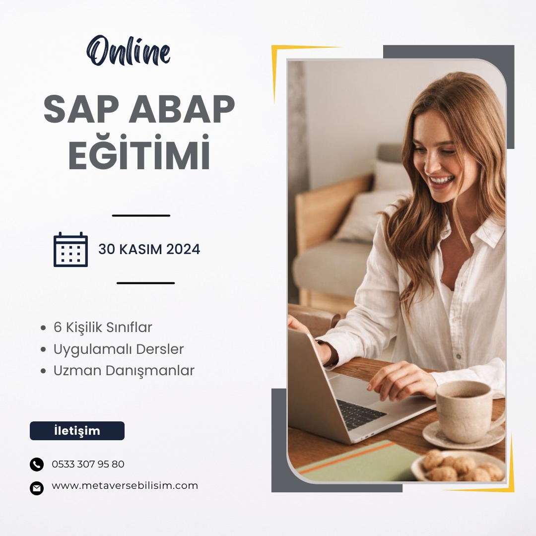 SAP ABAP GRUP EĞİTİMİ FIRSATLARINI KAÇIRAYIN